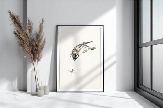Bird Ukiyo - e Wall Art - Eastern Archivals