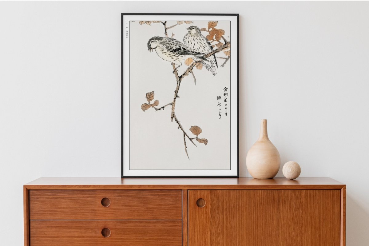 Bird Ukiyo - e Wall Art - Eastern Archivals