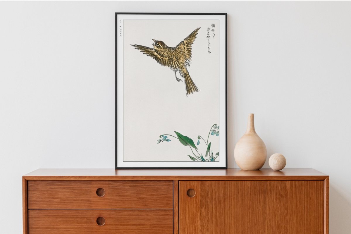 Bird Ukiyo - e Wall Art - Eastern Archivals