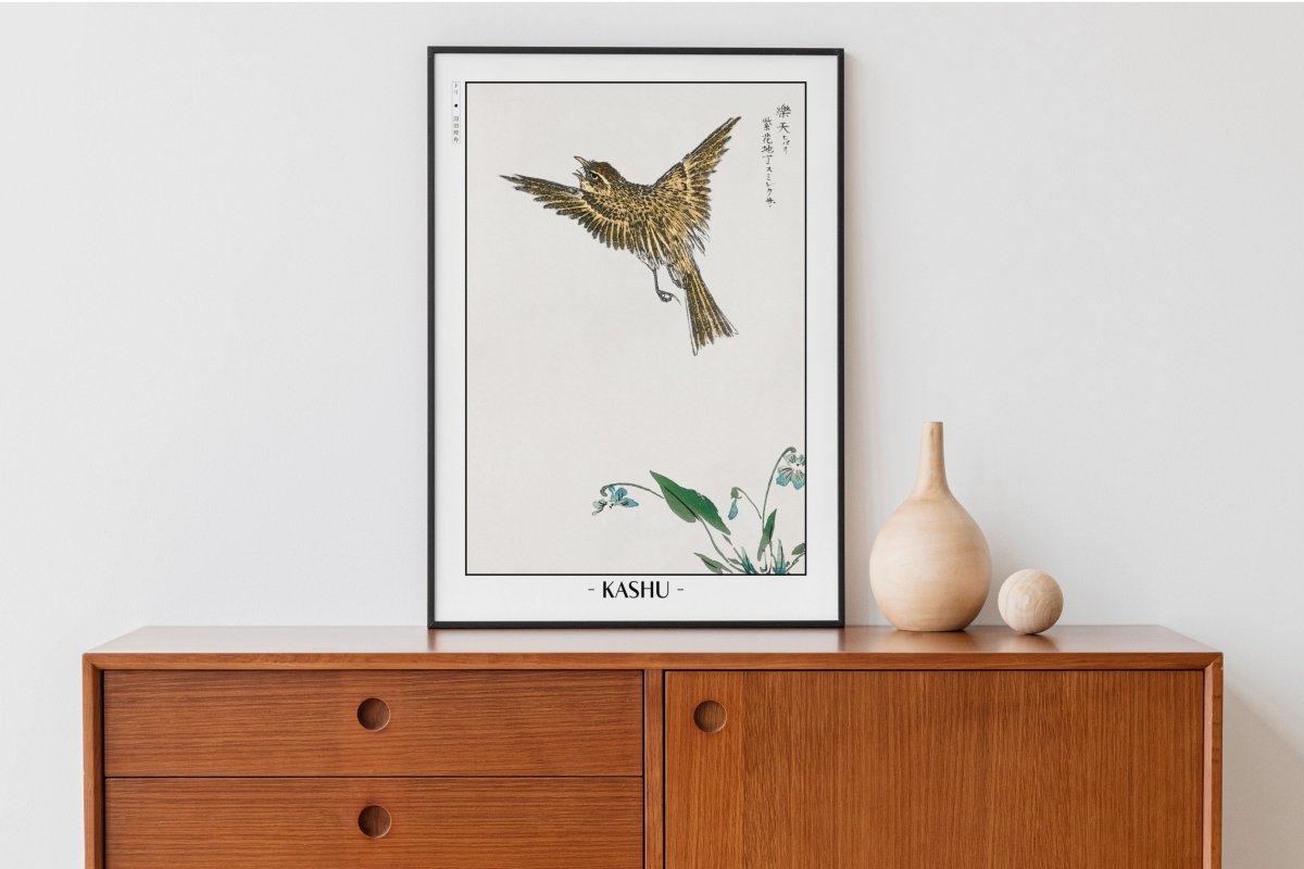 Bird Ukiyo - e Wall Art - Eastern Archivals