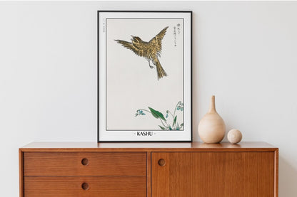 Bird Ukiyo - e Wall Art - Eastern Archivals