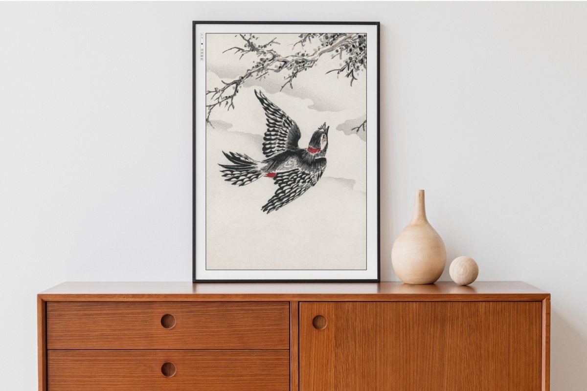 Bird Ukiyo - e Wall Art - Eastern Archivals