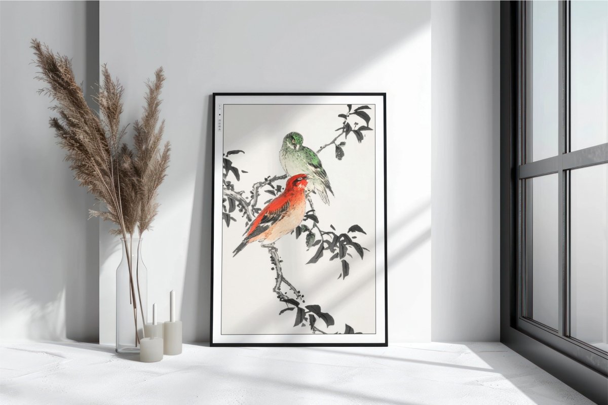 Numata Kashu - Crossbill - Art Only with Decor