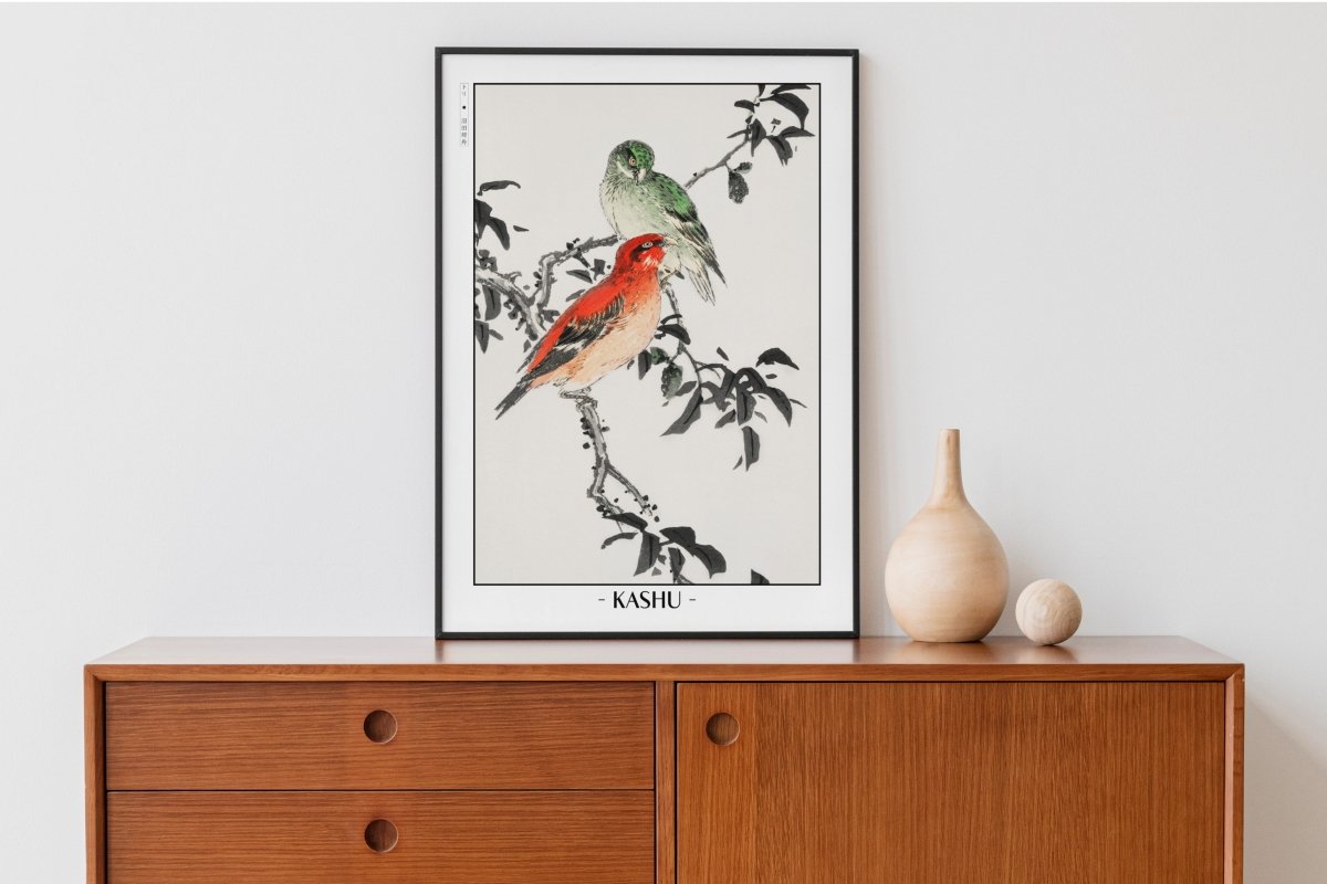 Numata Kashu - Crossbill - Artist Name Unframed