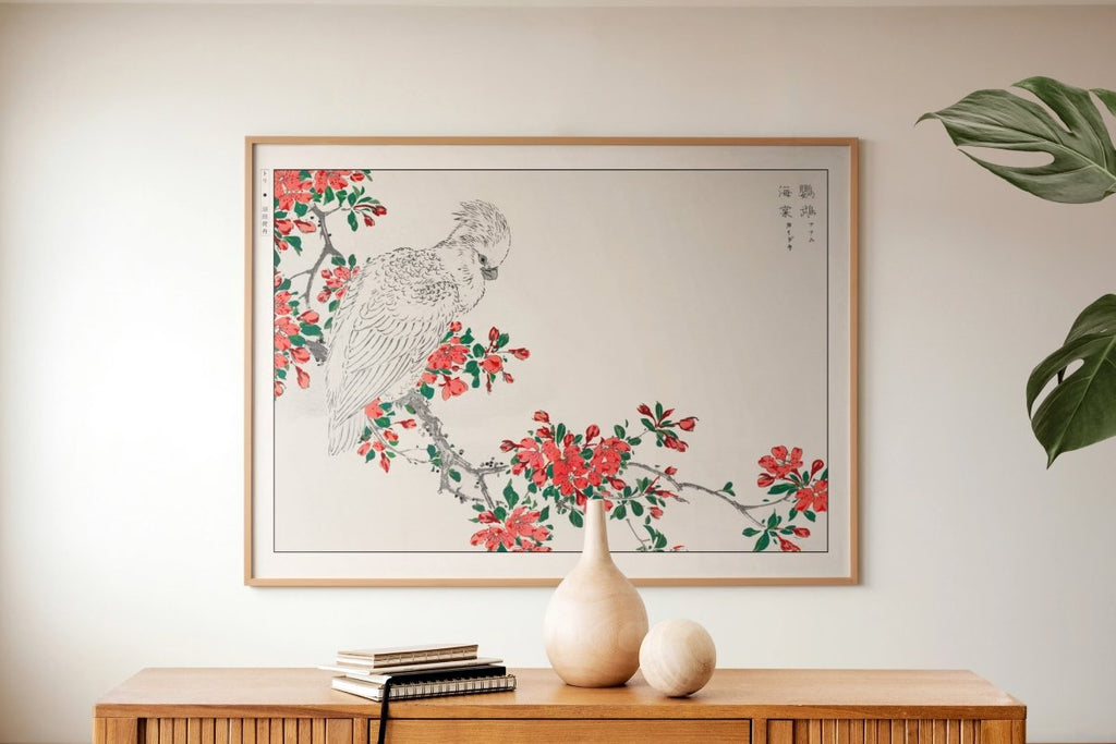 Numata Kashu - The Parrot & The Pyrus - Art Only with Decor