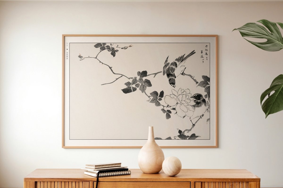 Bird Ukiyo - e Wall Art - Eastern Archivals