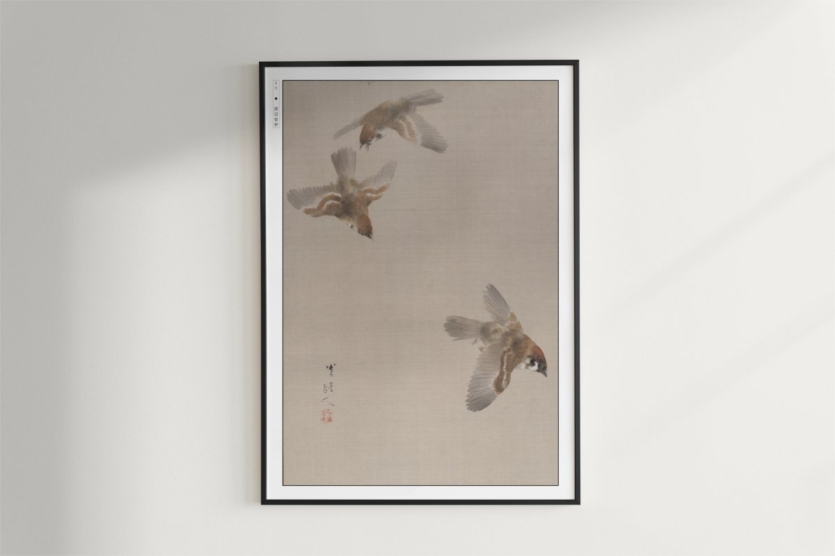 Bird Ukiyo - e Wall Art - Eastern Archivals