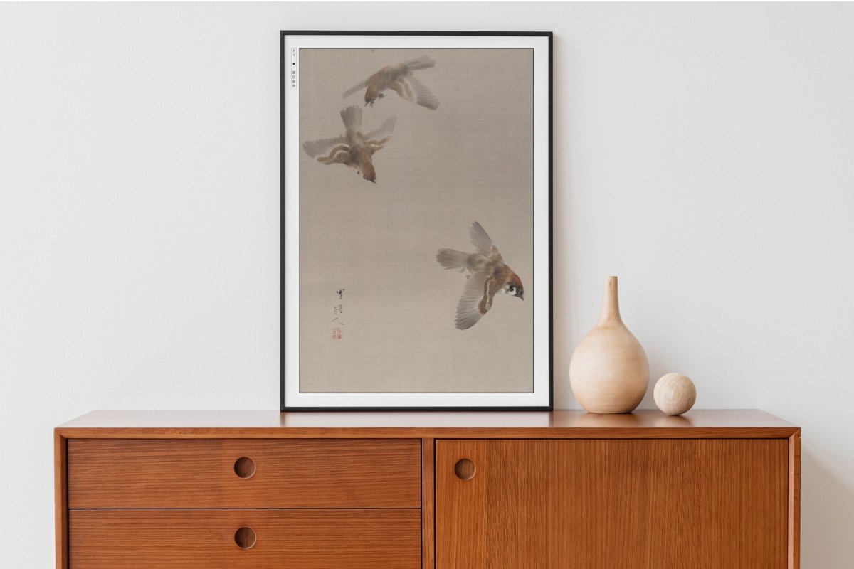 Bird Ukiyo - e Wall Art - Eastern Archivals