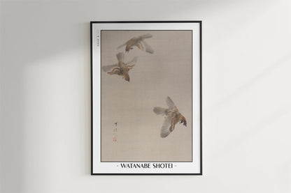 Bird Ukiyo - e Wall Art - Eastern Archivals