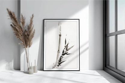 Hokusai - Bamboo Shoot - Art Only with Decor
