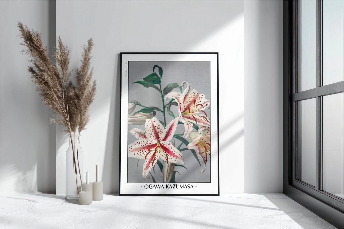 Flower Ukiyo - e Wall Art - Eastern Archivals