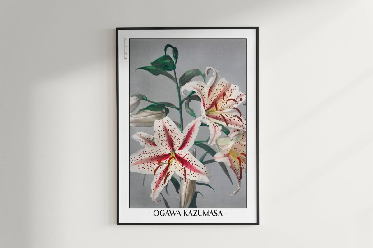 Flower Ukiyo - e Wall Art - Eastern Archivals