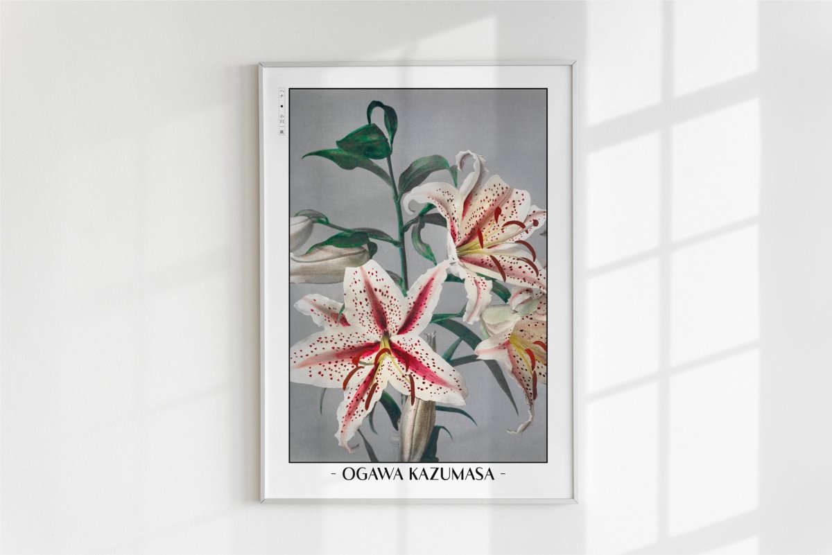 Flower Ukiyo - e Wall Art - Eastern Archivals