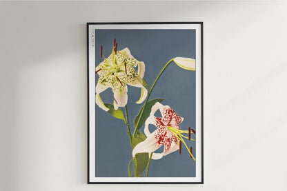 Ogawa Kazumasa - Iris Kaempferi - Artist Name Unframed