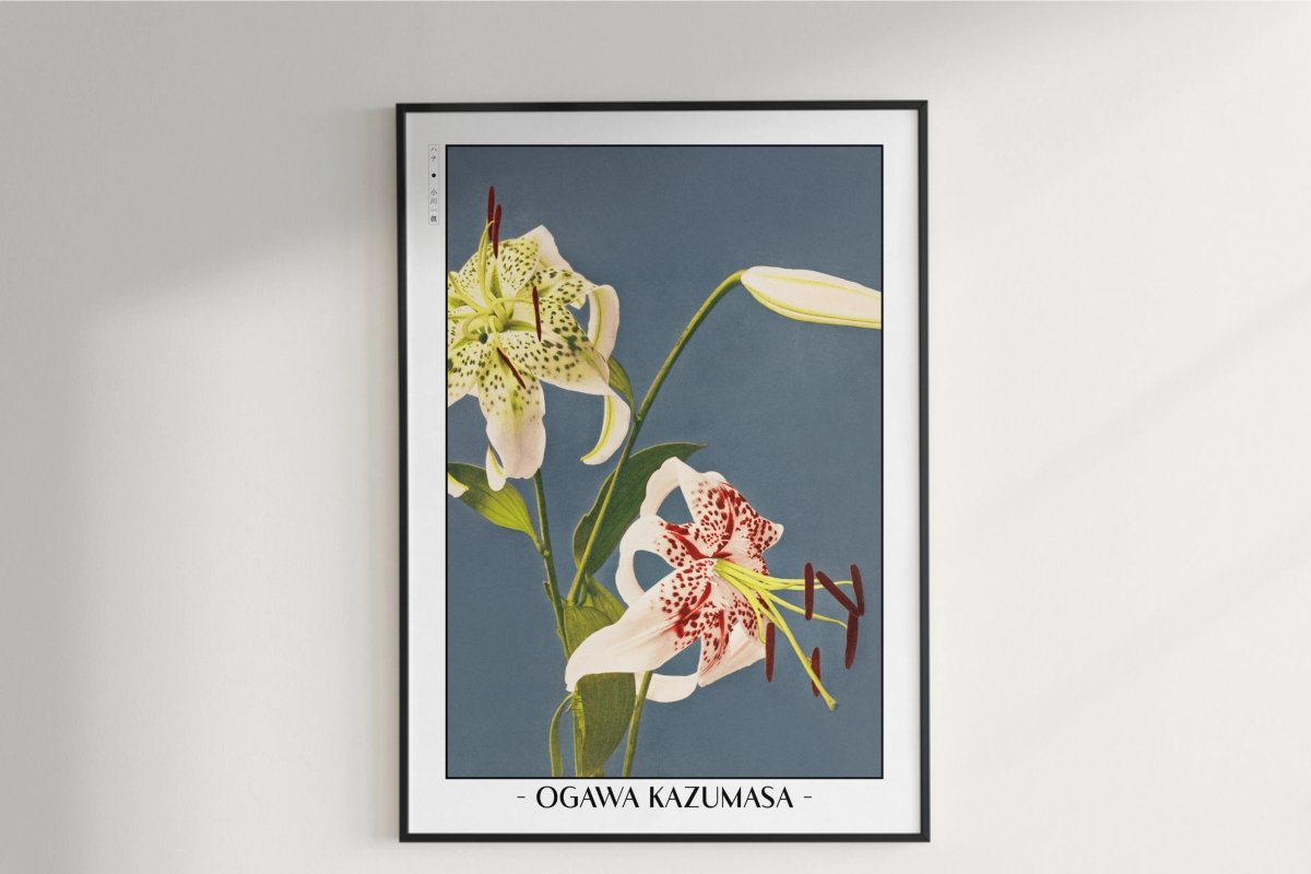 Ogawa Kazumasa - Lilies - Artist Name Unframed