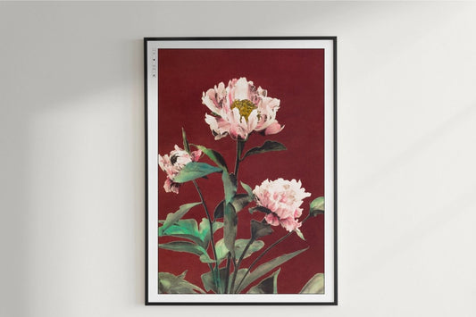 Ogawa Kazumasa - Japanese Irises - Artist Name Unframed