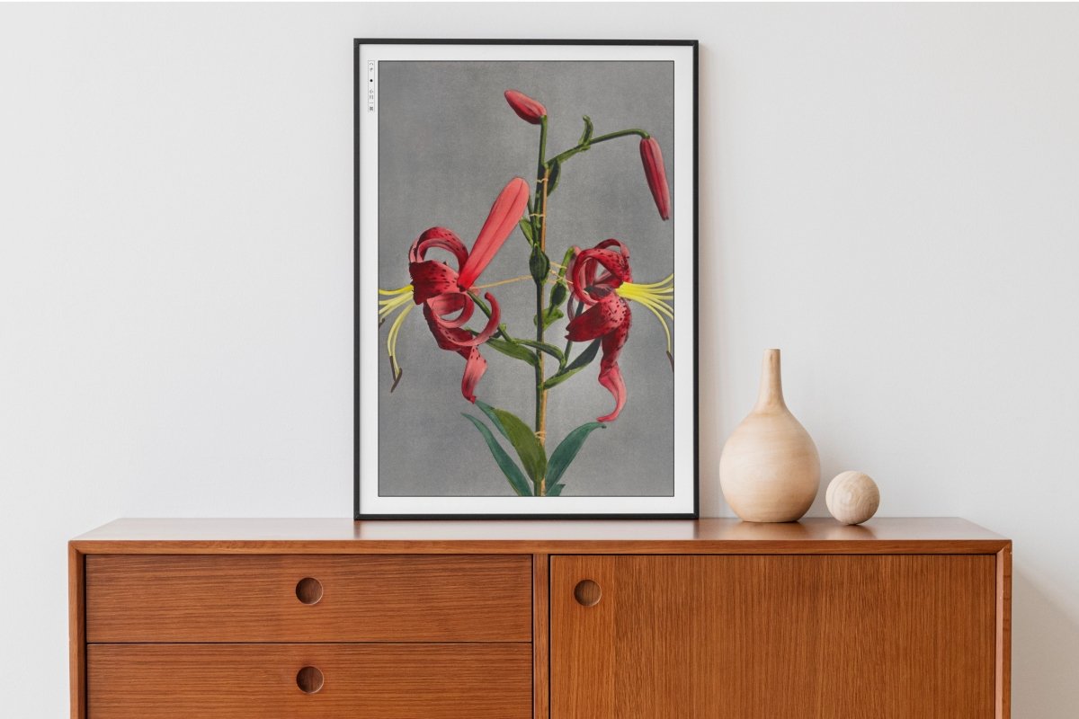Flower Ukiyo - e Wall Art - Eastern Archivals
