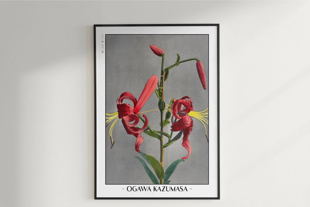 Ogawa Kazumasa - Red Lily - Artist Name Unframed