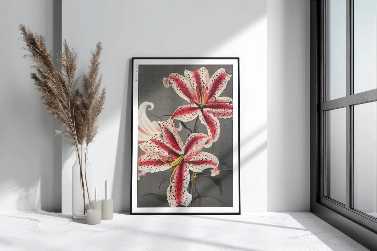 Flower Ukiyo - e Wall Art - Eastern Archivals