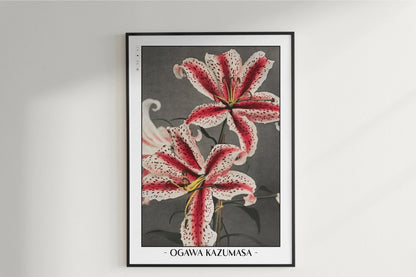 Flower Ukiyo - e Wall Art - Eastern Archivals
