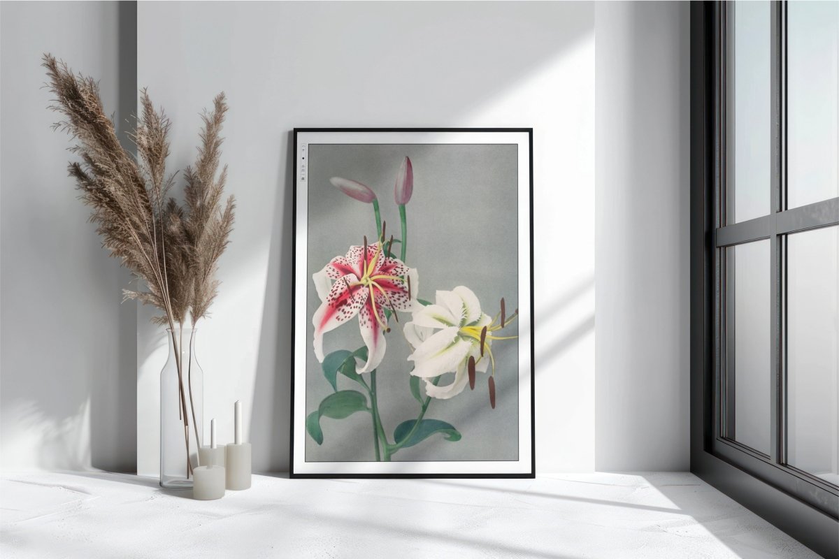 Flower Ukiyo - e Wall Art - Eastern Archivals