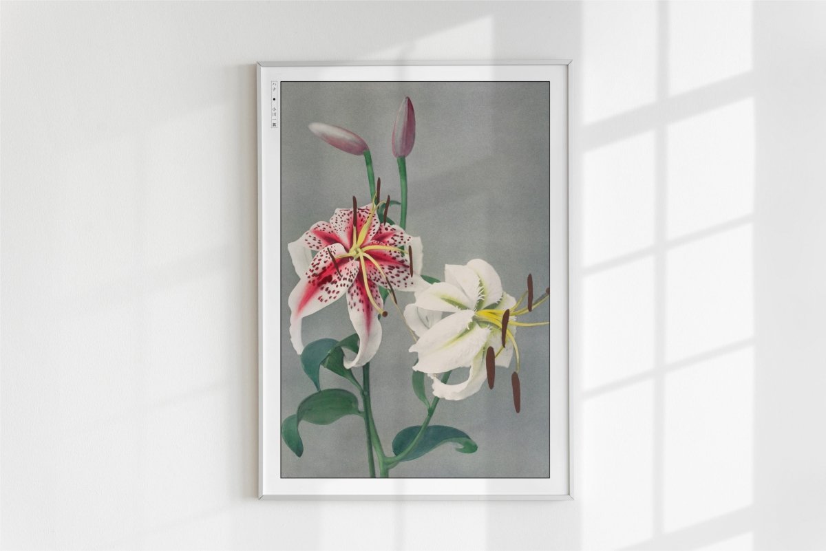 Flower Ukiyo - e Wall Art - Eastern Archivals