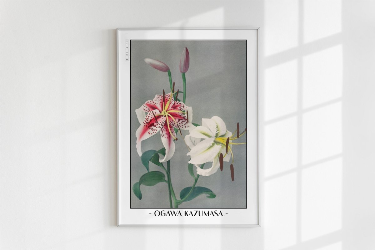 Flower Ukiyo - e Wall Art - Eastern Archivals