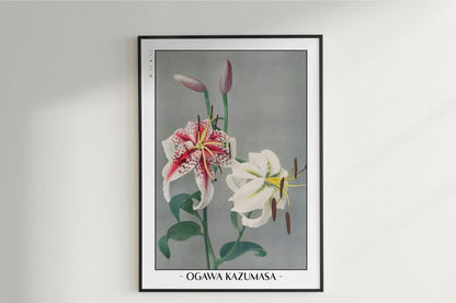 Flower Ukiyo - e Wall Art - Eastern Archivals