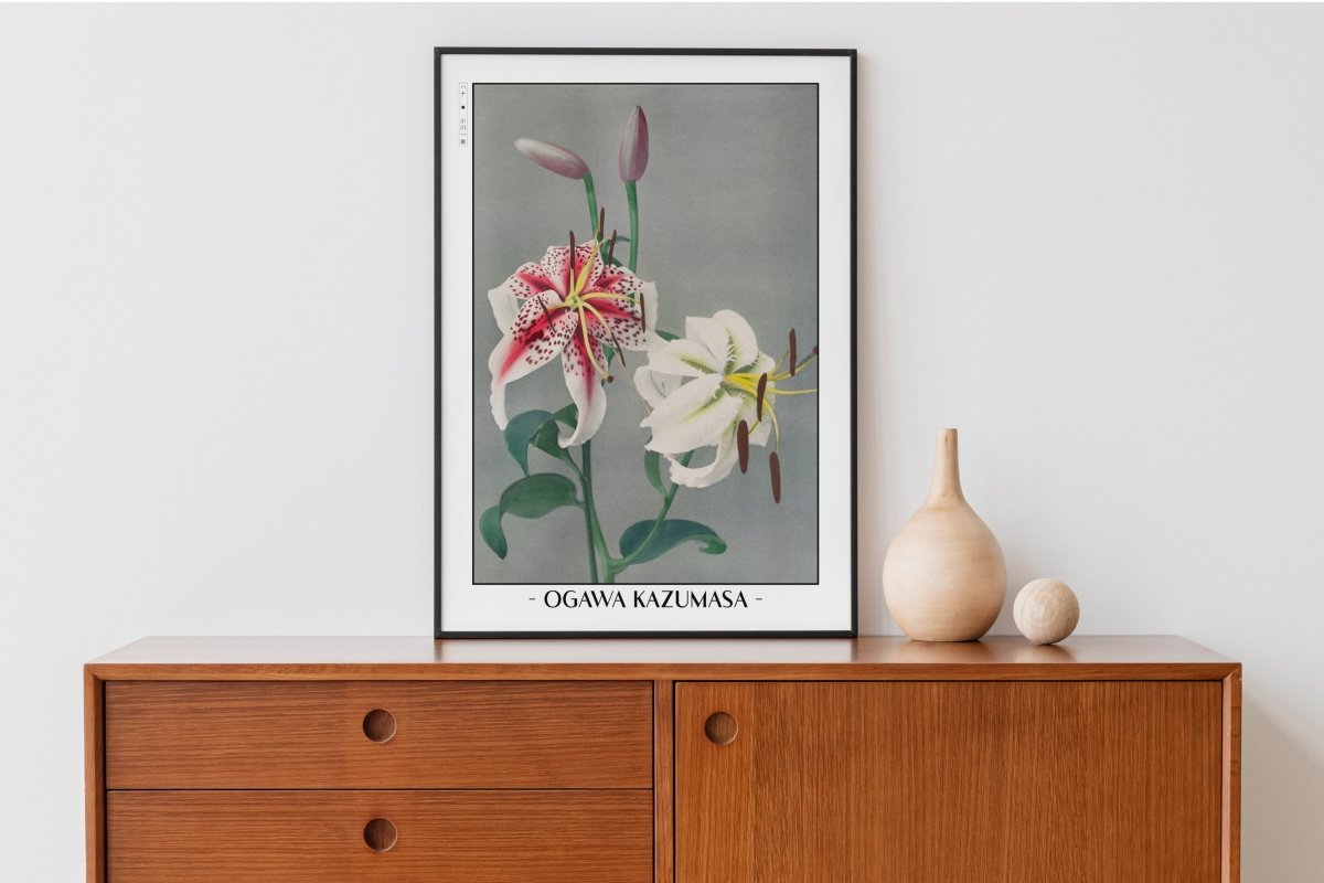 Flower Ukiyo - e Wall Art - Eastern Archivals