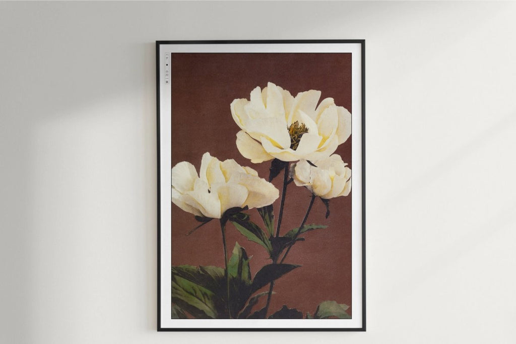 Ogawa Kazumasa - Haerdaceous Peony - Art Only with Decor