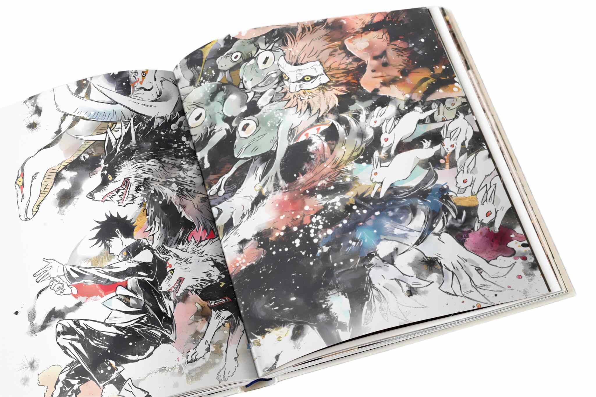 Studio Ghibli anime poster of peaceful character resting on green hillside under open sky with soft natural colour