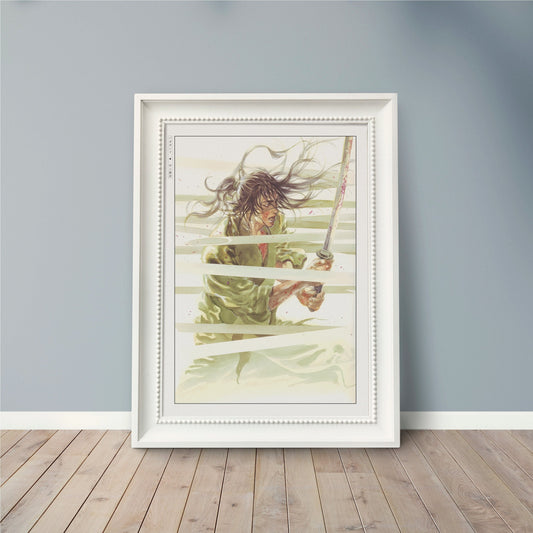 Shop Vagabond manga wall art at Eastern Archivals. Premium prints and posters featuring iconic characters like Miyamoto Musashi and Sasaki Kojiro.