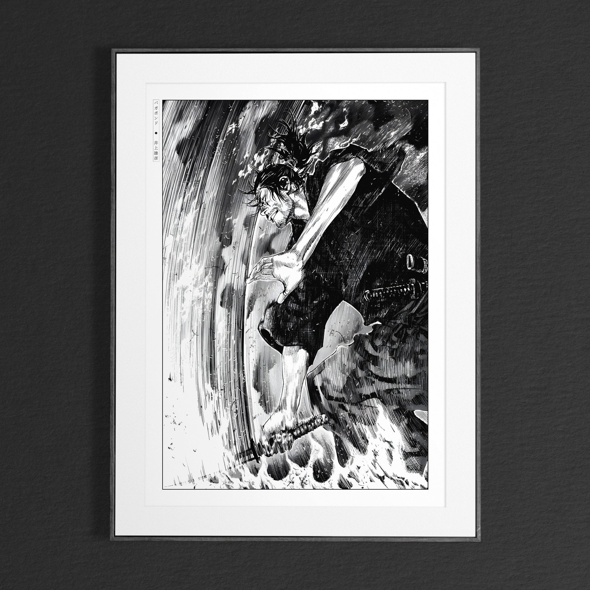 Shop Vagabond manga wall art at Eastern Archivals. Premium prints and posters featuring iconic characters like Miyamoto Musashi and Sasaki Kojiro.