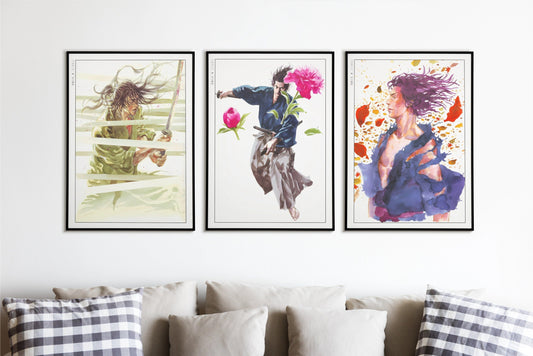 Bring your walls to life with the Set of 3 Vagabond manga wall art and posters from Eastern Archivals. Shop now to add iconic manga prints to your collection!