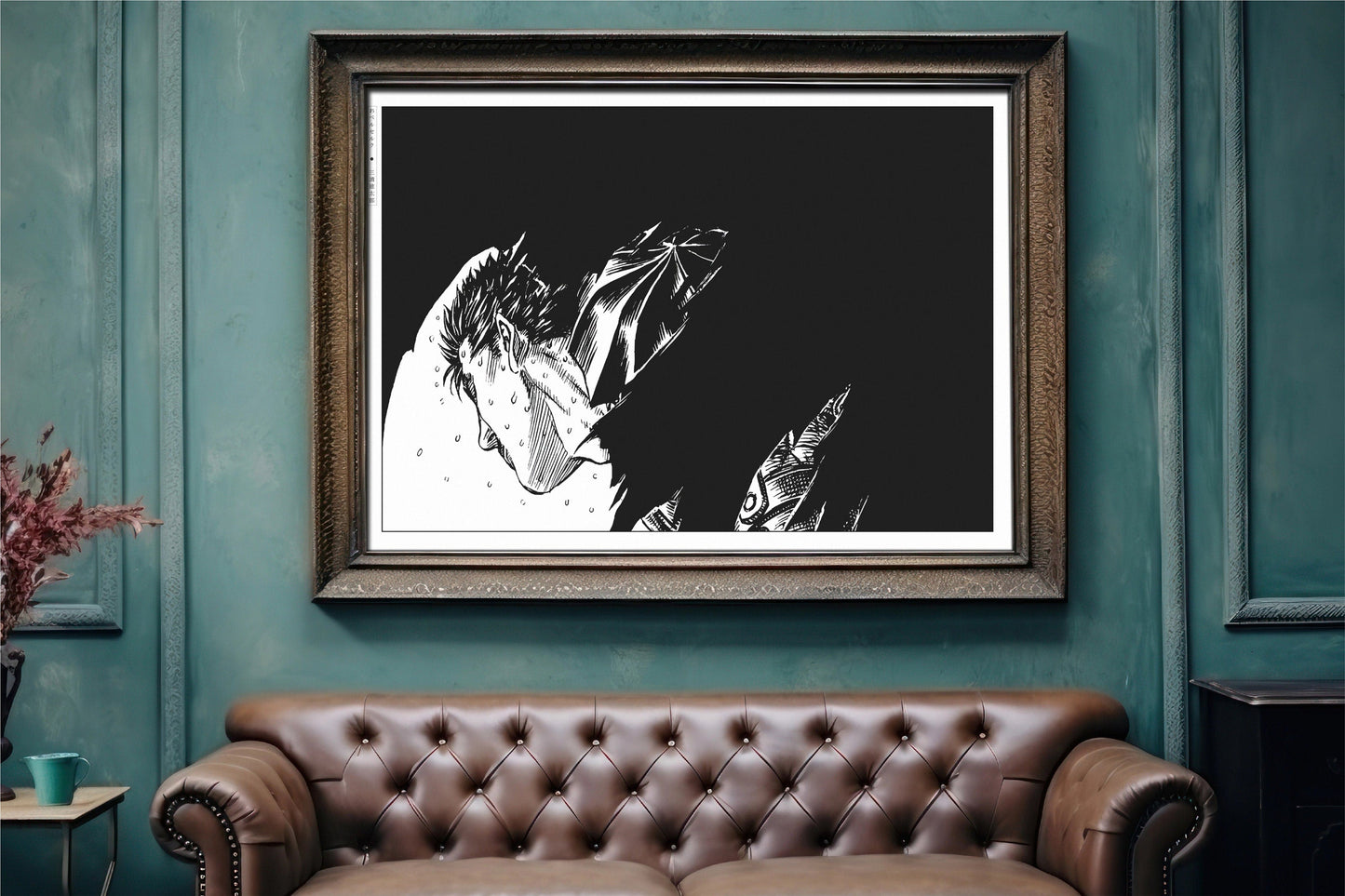 Transform your space with this Berserk manga poster. Immerse yourself in Miura's iconic art and dark storytelling for a powerful, gothic statement piece.