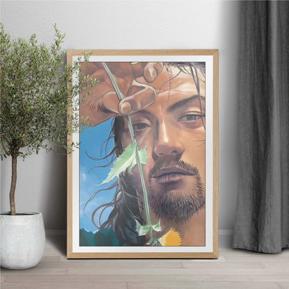 Shop Vagabond manga wall art at Eastern Archivals. Premium prints and posters featuring iconic characters like Miyamoto Musashi and Sasaki Kojiro.