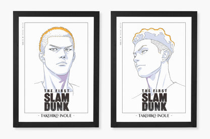 Transform your space with the Set of 2 Slam Dunk Manga Art Prints, featuring dynamic artwork that captures the energy and passion of basketball in every scene.