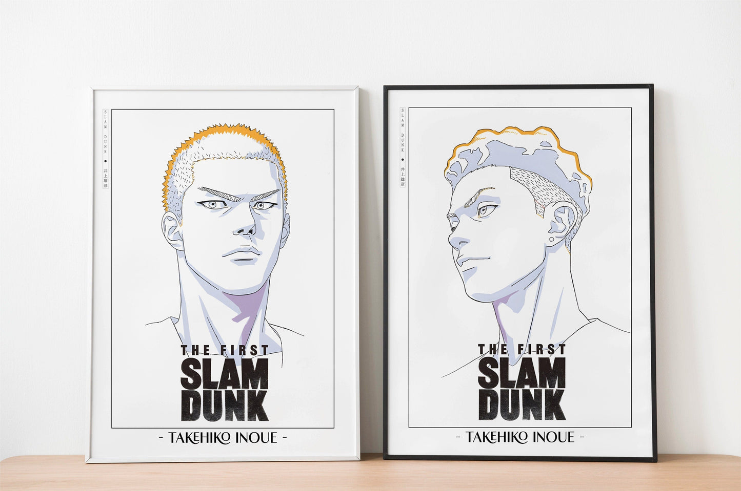 Transform your space with the Set of 2 Slam Dunk Manga Art Prints, featuring dynamic artwork that captures the energy and passion of basketball in every scene.