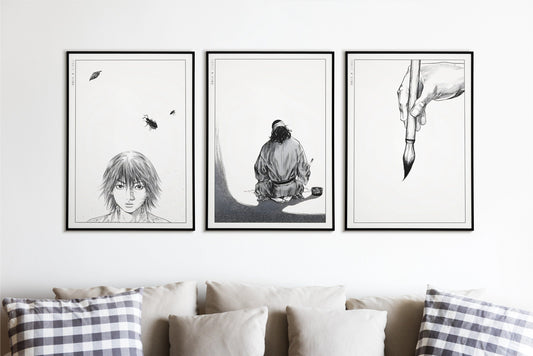 Bring your walls to life with the Set of 3 Vagabond manga wall art and posters from Eastern Archivals. Shop now to add iconic manga prints to your collection!