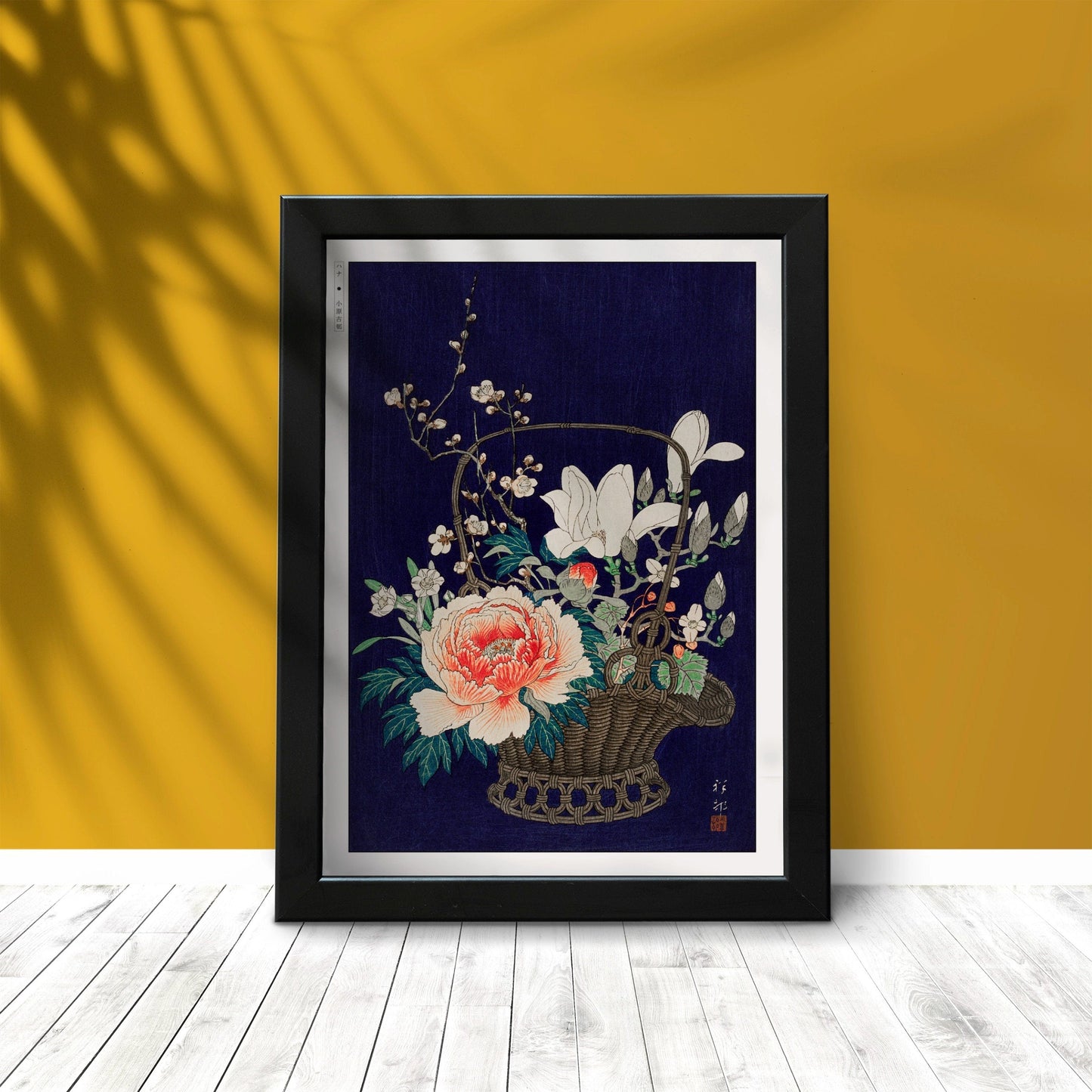 Enhance your home with Ohara Koson's floral Ukiyo-e prints, showcasing the beauty of nature and the rich tradition of Japanese artistry.