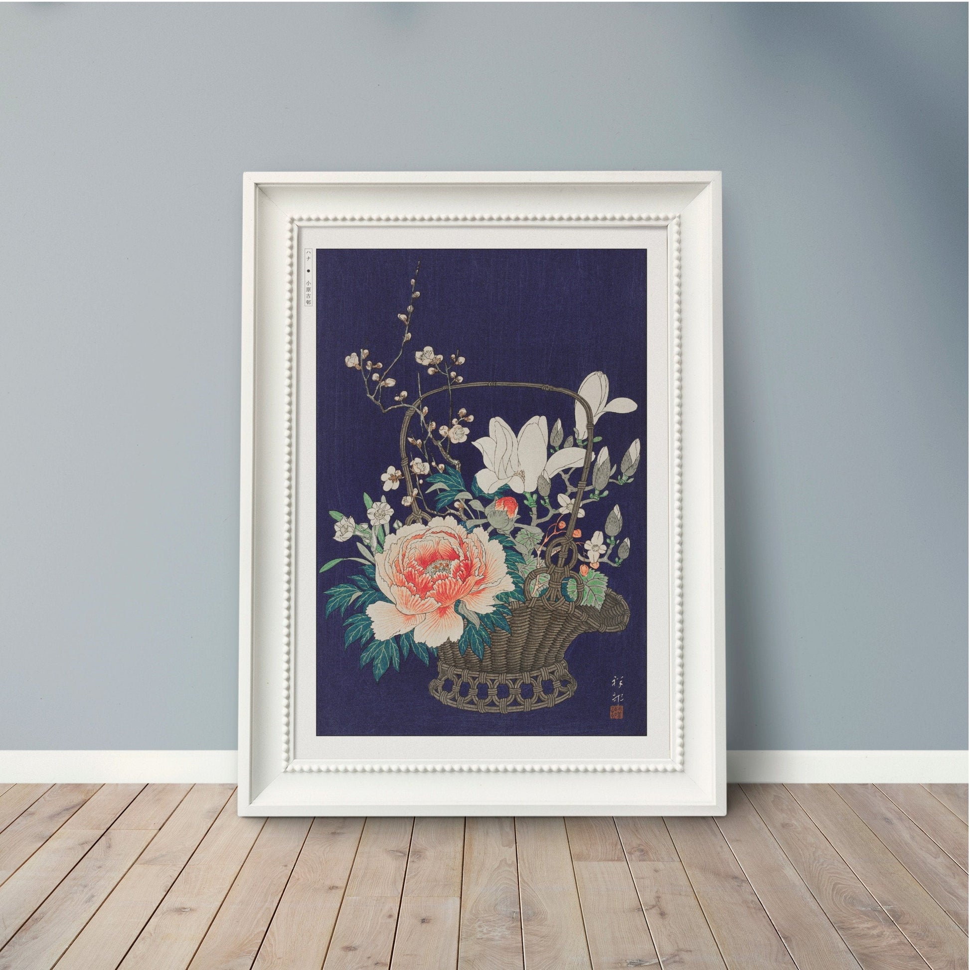 Enhance your home with Ohara Koson's floral Ukiyo-e prints, showcasing the beauty of nature and the rich tradition of Japanese artistry.