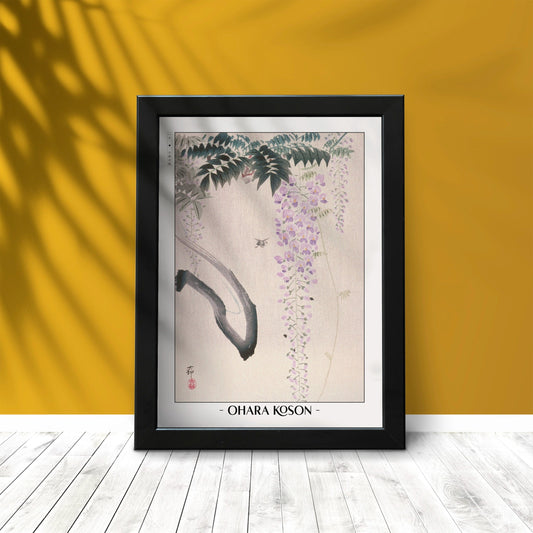 The Ohara Koson Ukiyo-E collection features exquisite floral prints that bring natureÕs delicate beauty into your space, offering a touch of Japanese elegance.