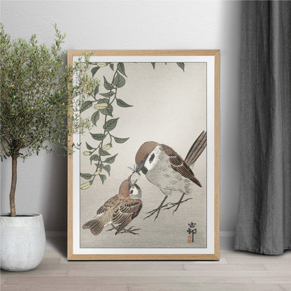 Ohara Koson's bird art prints capture the elegance of nature with intricate details and vibrant colors, adding a touch of Japanese artistry to your home