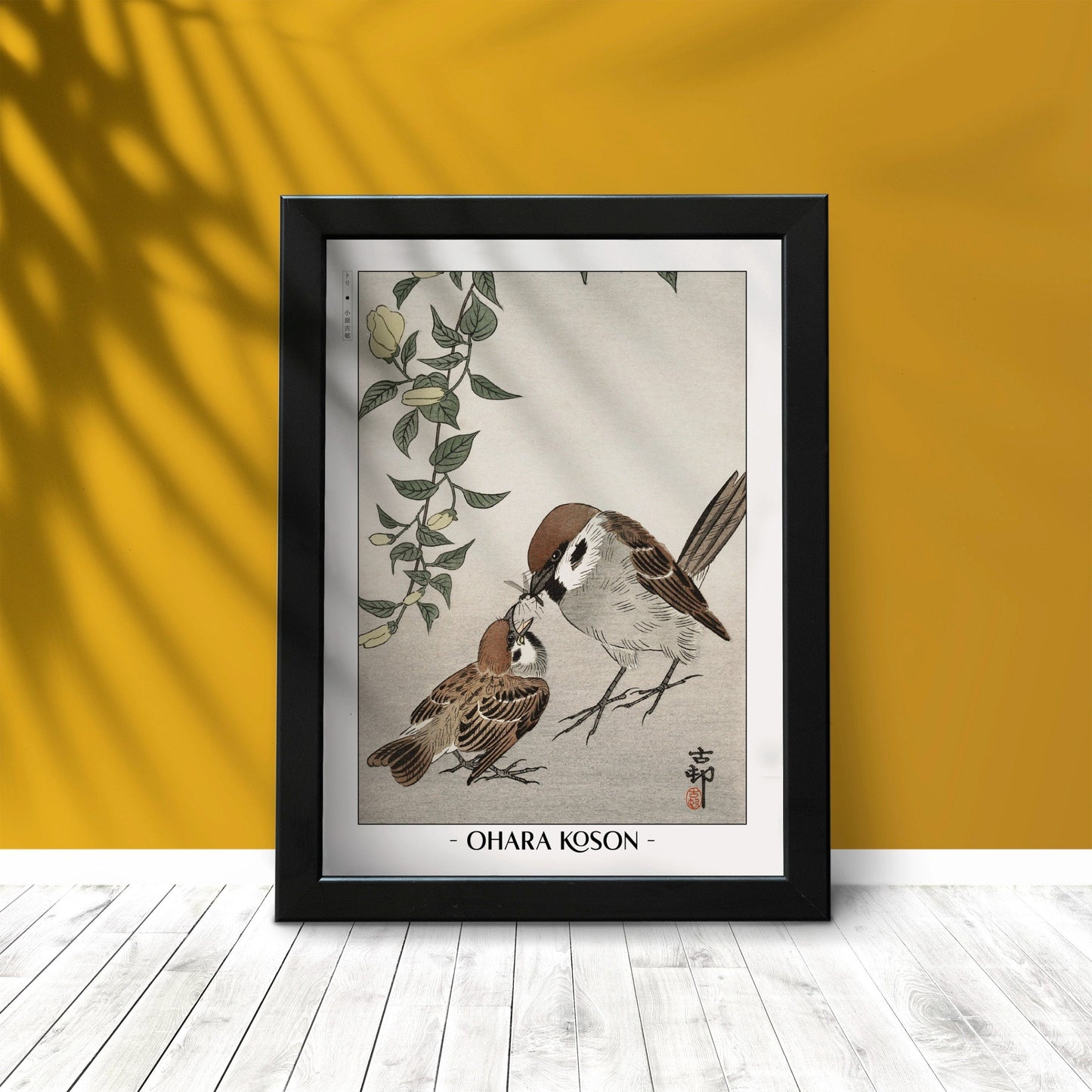 Elevate your decor with Ohara Koson's bird art prints, showcasing the grace of nature and the timeless charm of traditional Japanese Ukiyo-e craftsmanship.