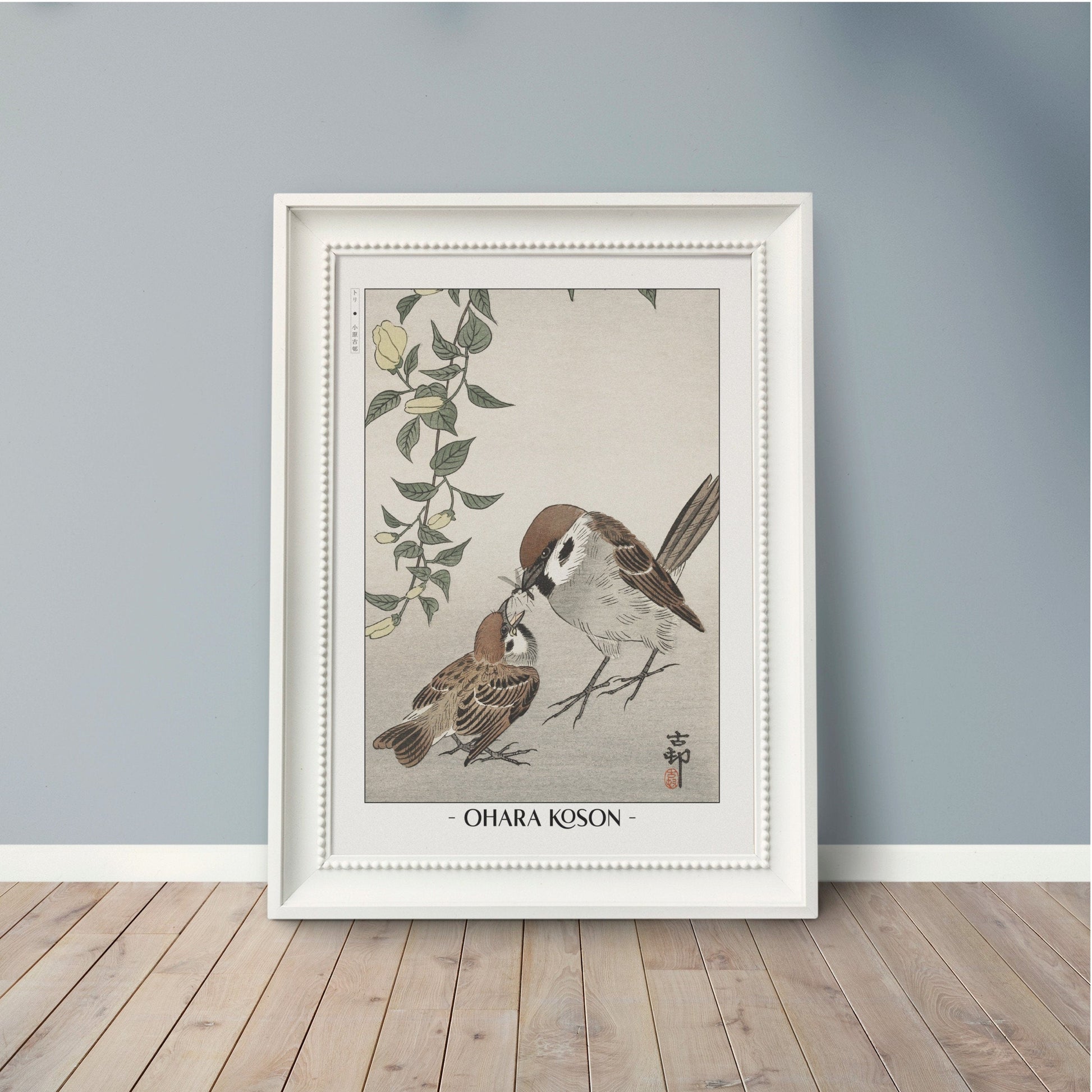 Elevate your decor with Ohara Koson's bird art prints, showcasing the grace of nature and the timeless charm of traditional Japanese Ukiyo-e craftsmanship.