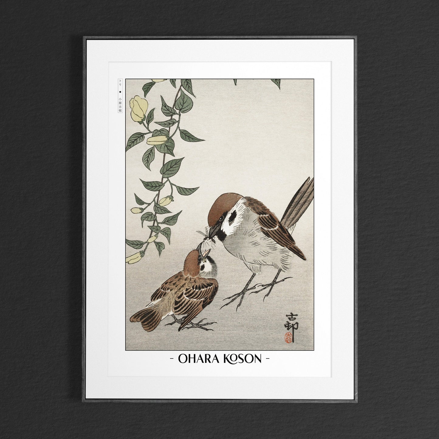 Elevate your decor with Ohara Koson's bird art prints, showcasing the grace of nature and the timeless charm of traditional Japanese Ukiyo-e craftsmanship.