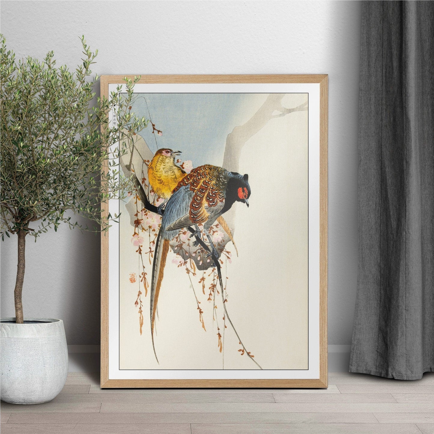 Ohara Koson's bird art prints capture the elegance of nature with intricate details and vibrant colors, adding a touch of Japanese artistry to your home