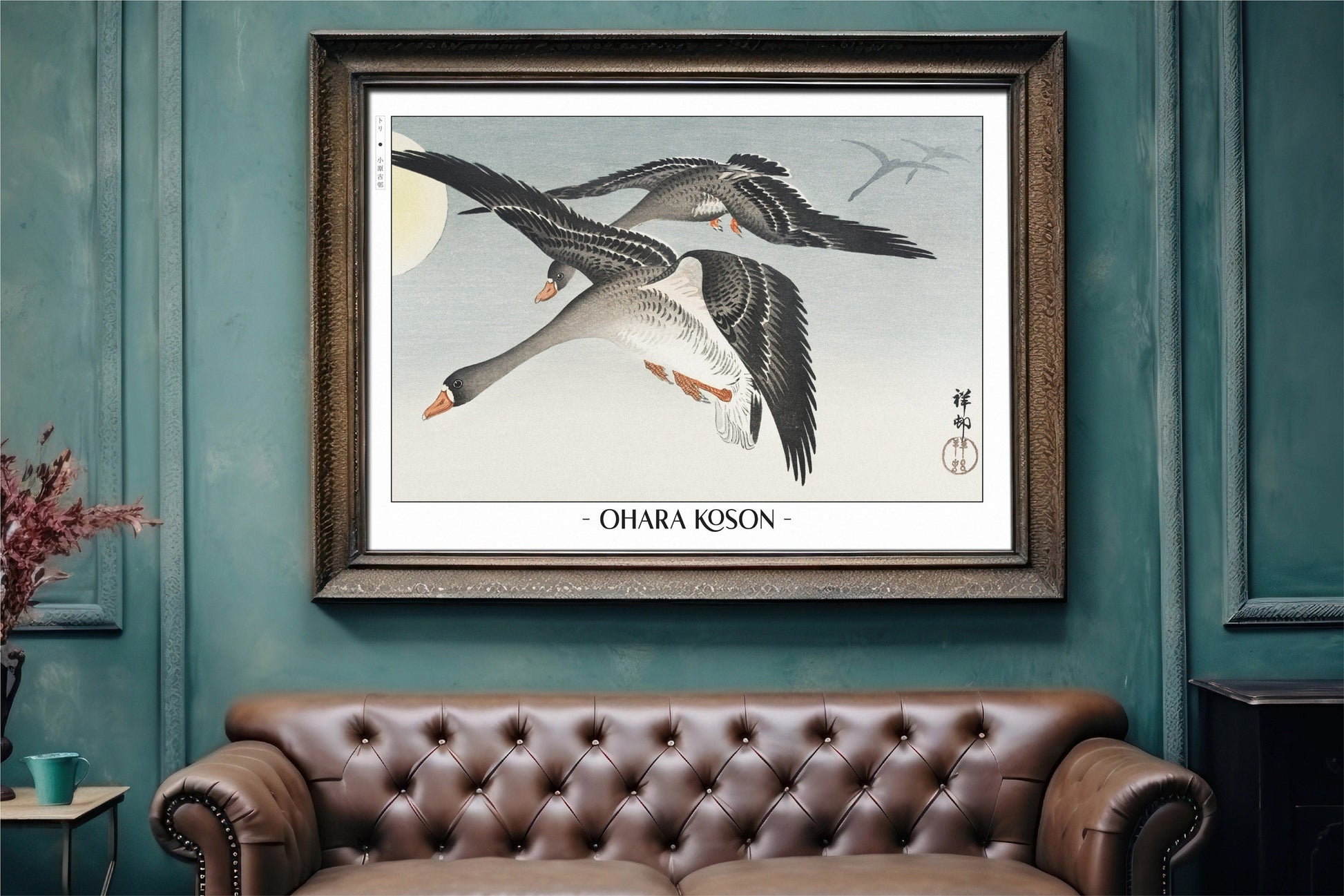 Elevate your decor with Ohara Koson's bird art prints, showcasing the grace of nature and the timeless charm of traditional Japanese Ukiyo-e craftsmanship.