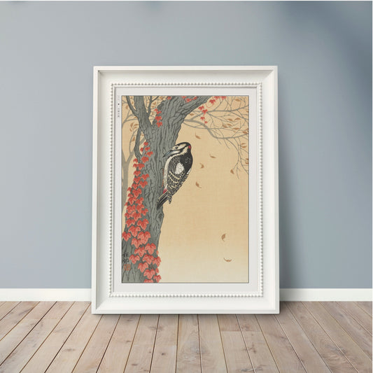 Ohara Koson's bird art prints capture the elegance of nature with intricate details and vibrant colors, adding a touch of Japanese artistry to your home