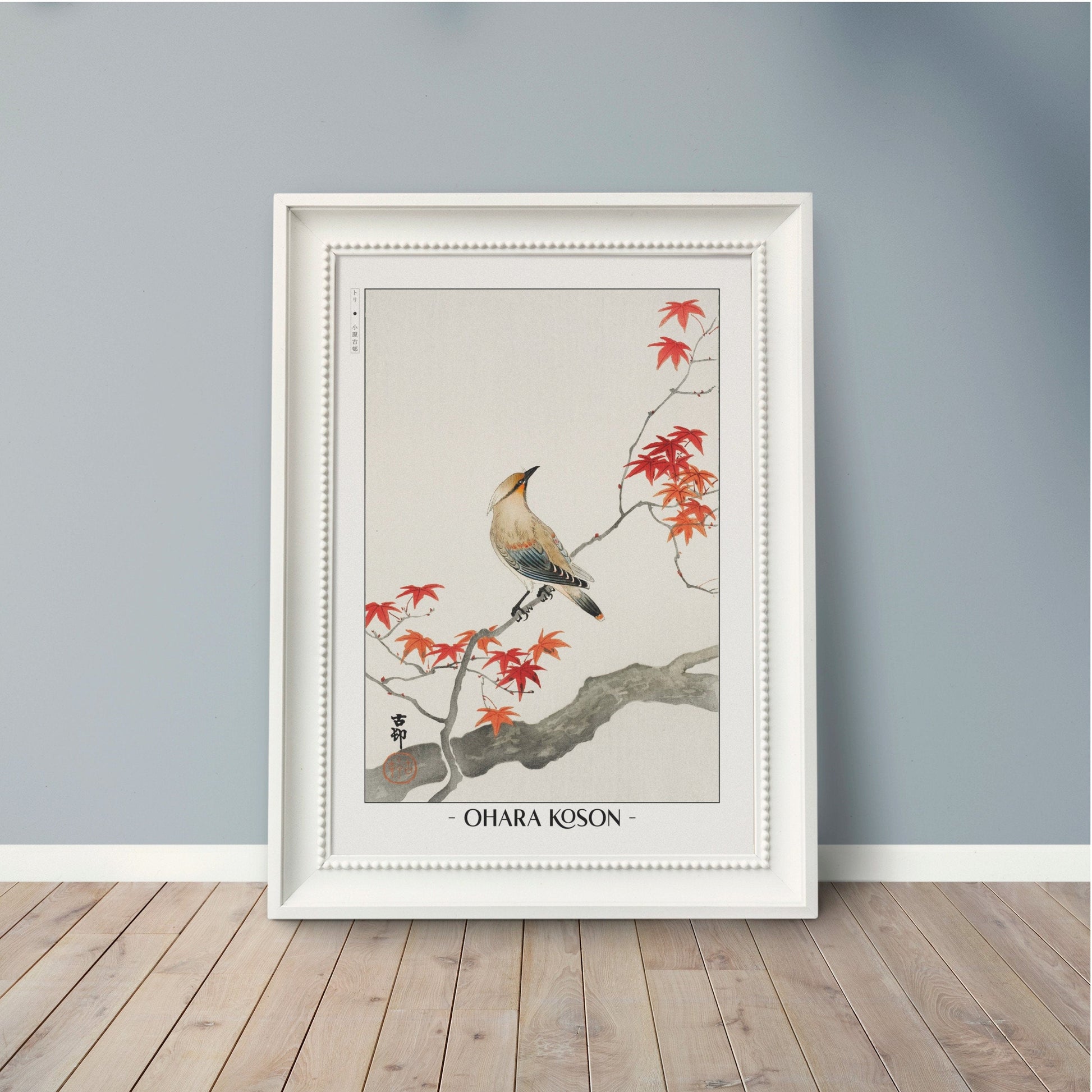 Elevate your decor with Ohara Koson's bird art prints, showcasing the grace of nature and the timeless charm of traditional Japanese Ukiyo-e craftsmanship.